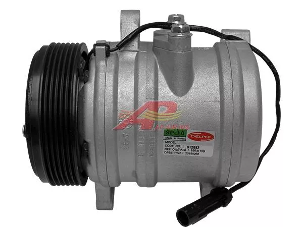 015142/1 OE Delphi Compressor SP10 – 105mm, 6 Groove Clutch, 12V
