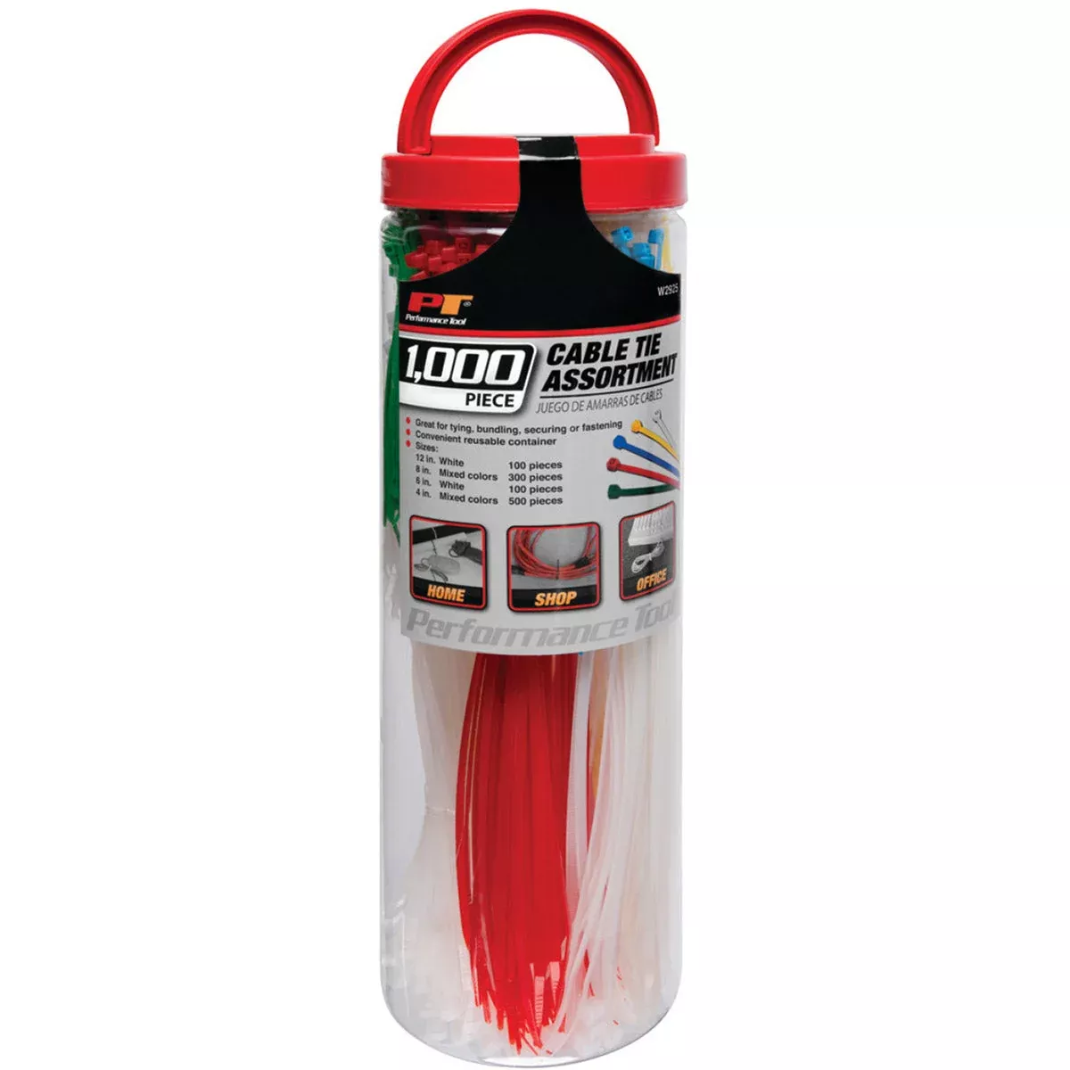 1,000 PIECE ZIP TIE ASSORTMENT