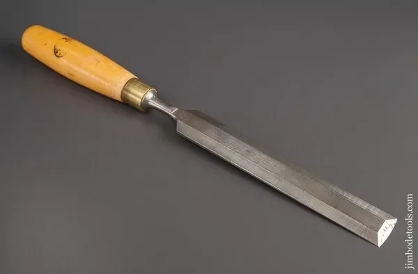 1 1/4 x 16 inch MARPLES Long Thin English Boxwood Handled Paring Chisel - 77765