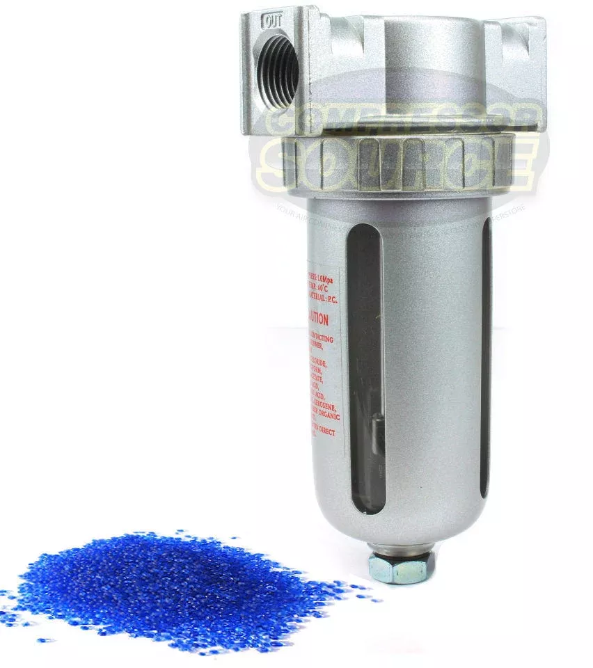 1/2" Compressed Air In Line Desiccant Dryer Moisture / Water Filter Tr