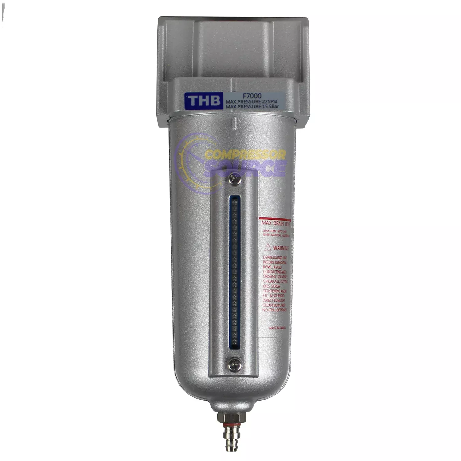 1/2" Compressed Air In Line Moisture & Water Filter Trap Air Compresso
