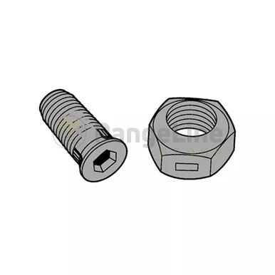 1" Long Section Bolt & Nut, K904528