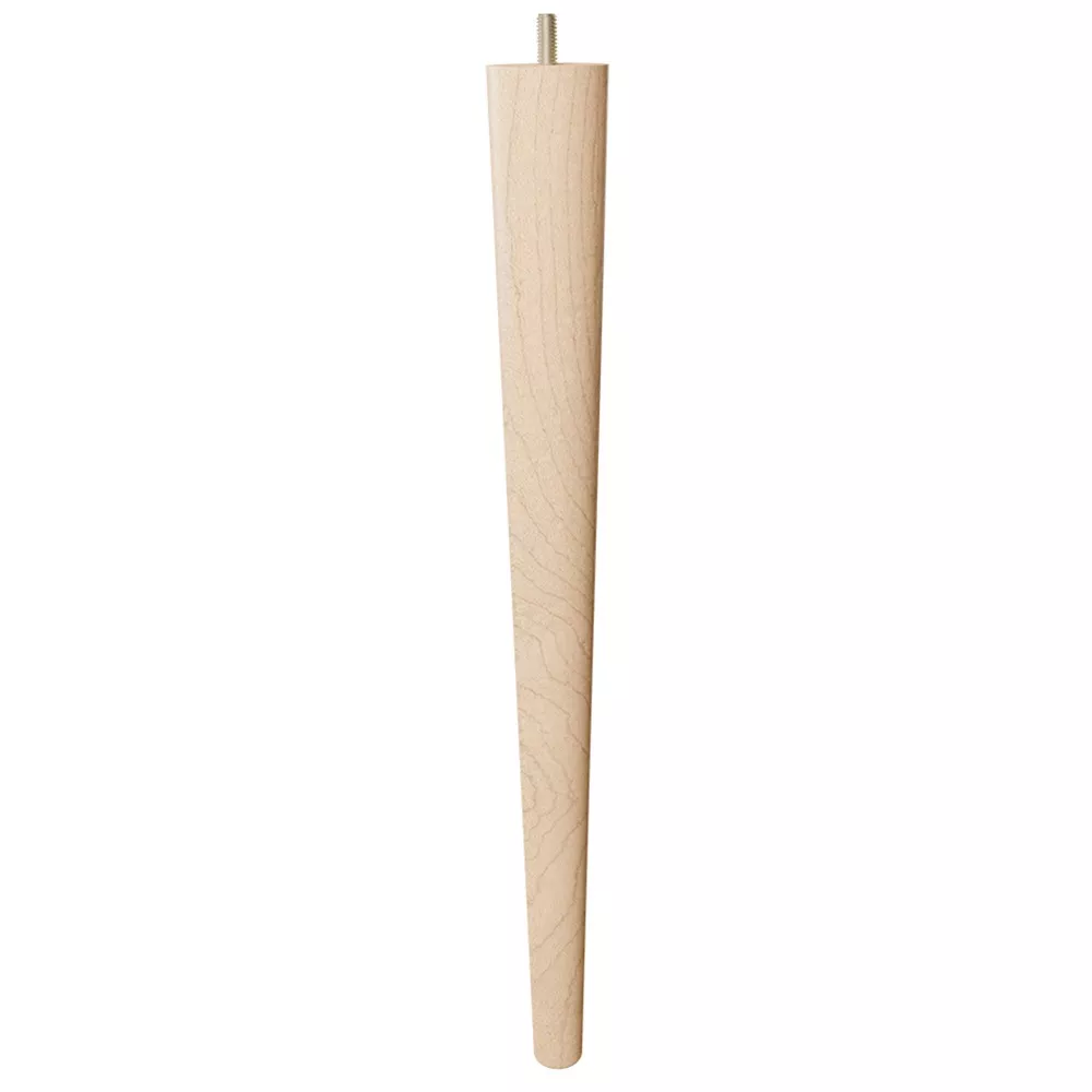 18'' Unfinished Tapered Turned Legs