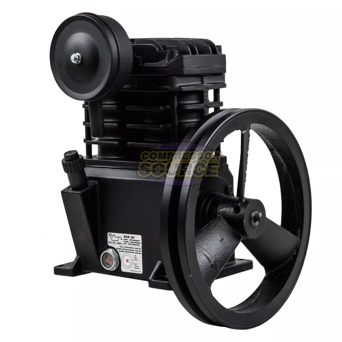 2 HP 1 Stage 5.5 CFM @ 90 PSI 2-Cylinder Air Compressor Pump Kobalt VT