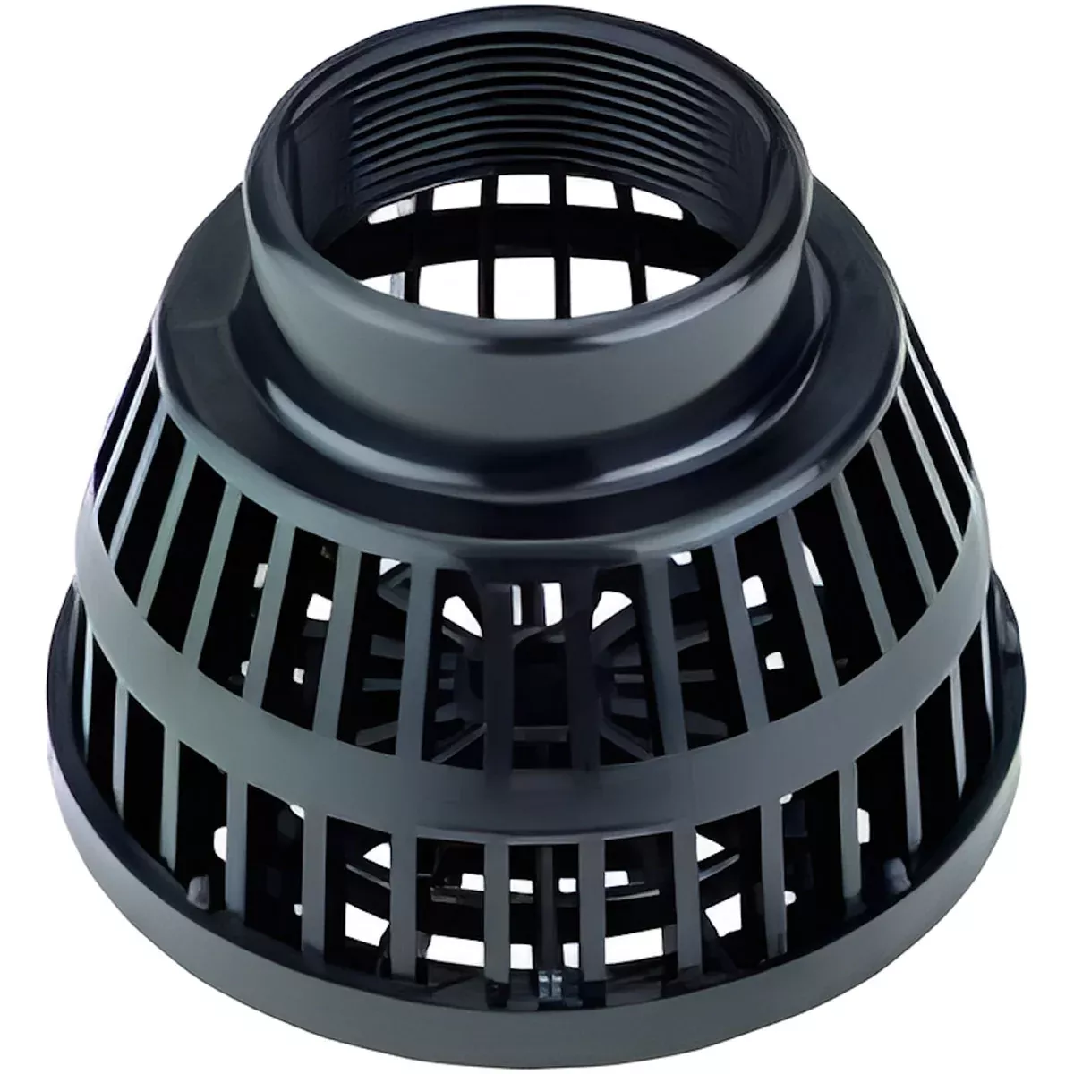 2 INCH BLACK POLY SEDIMENT STRAINER