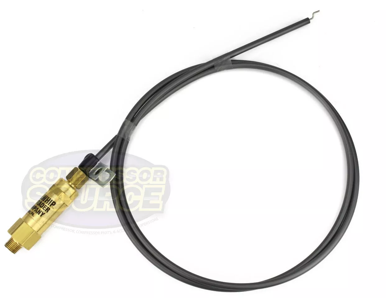 24" Bullwhip Throttle Control Cable For Gas Air Compressors