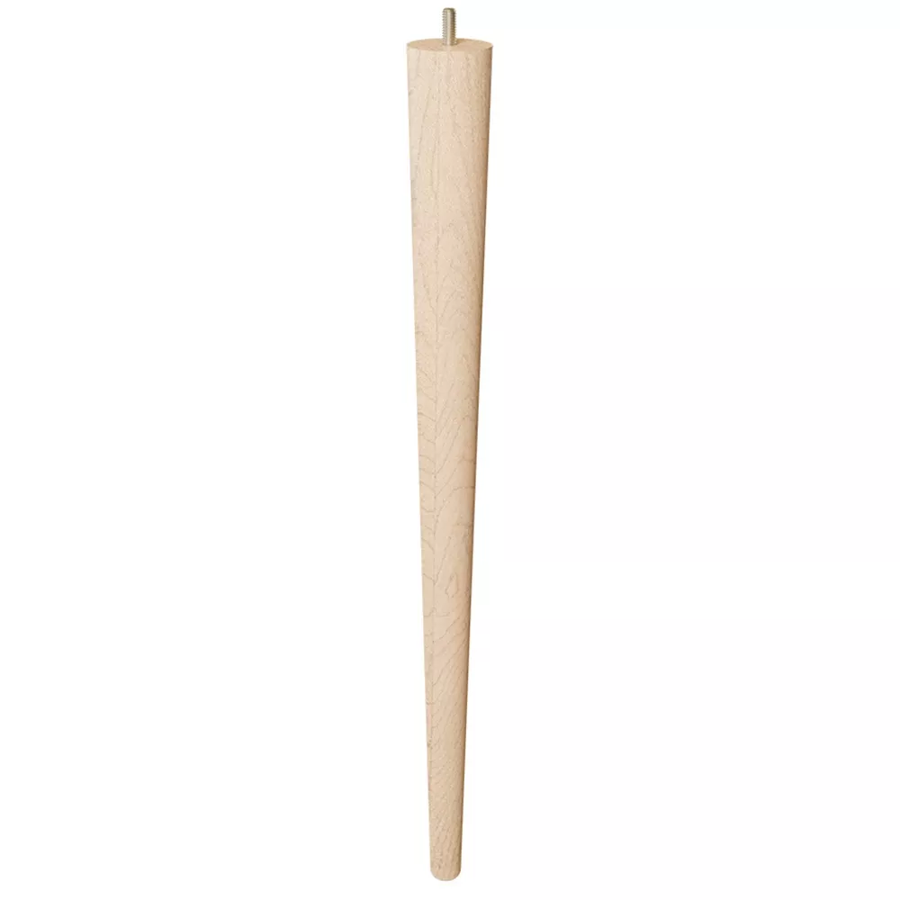 24'' Unfinished Tapered Turned Legs