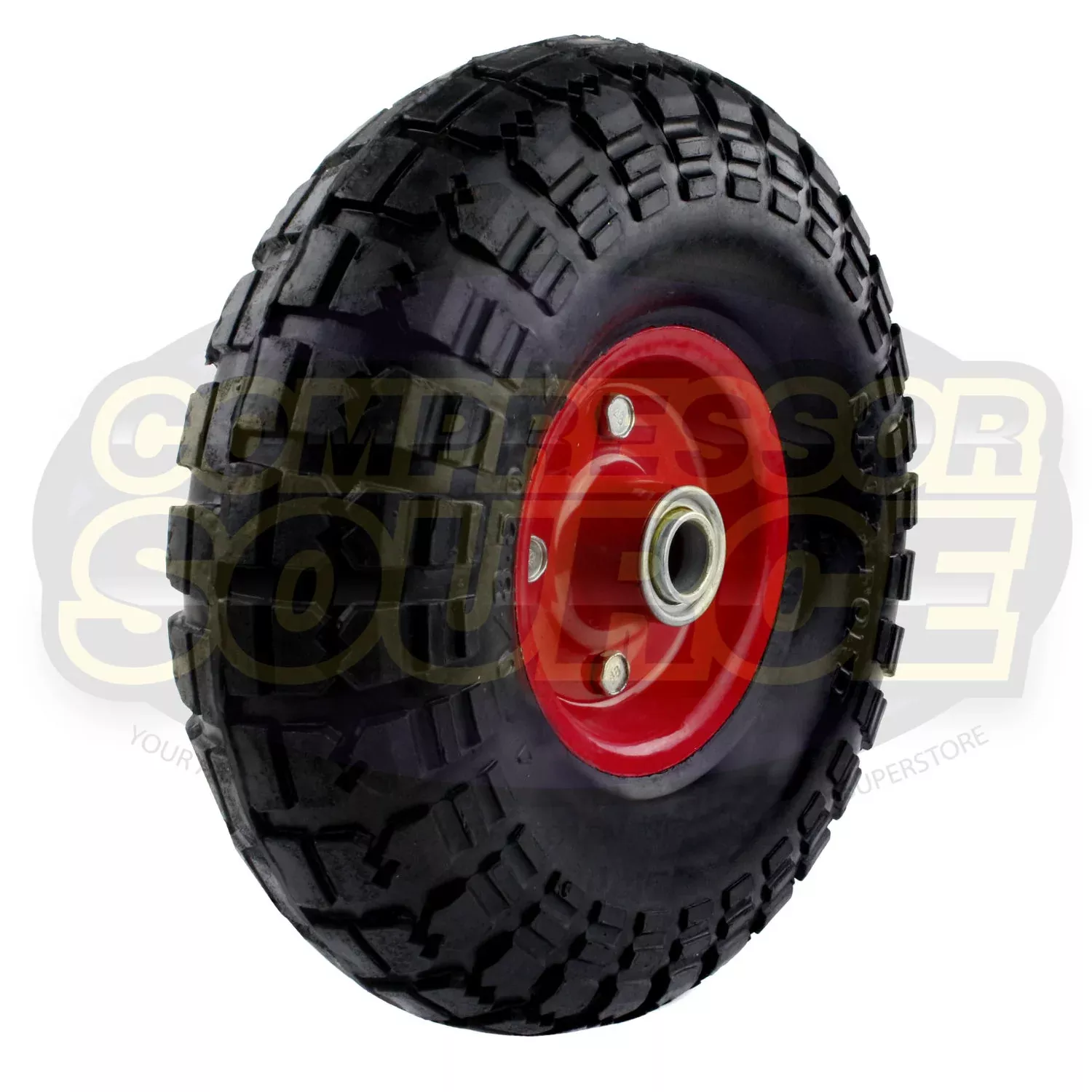 2402038 Puma Air Compressor Replacement Wheel & Tire Assembly Solid Ru