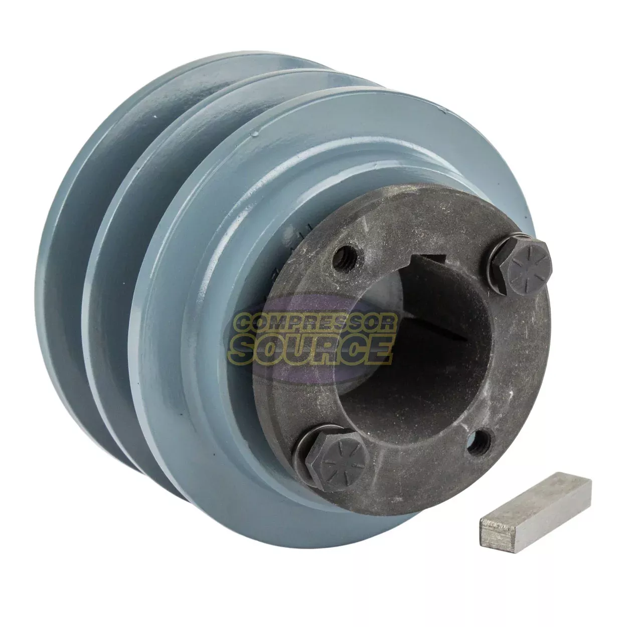 3.5" Double Groove B Section 5L Sheave with 1-3/8" (1.375") H-Style Sp