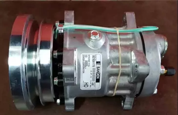 3E1906 New OEM Caterpillar Compressor with Clutch COMP SD7H15SHD 4468 138mm 1A 24V EAR R134A ST TERM 4604
