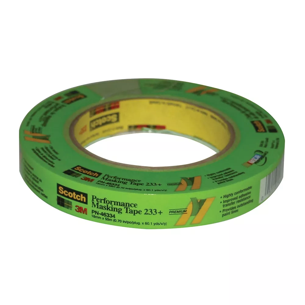 3M Scotch Performance Masking Tape, 11/16'' x 180'