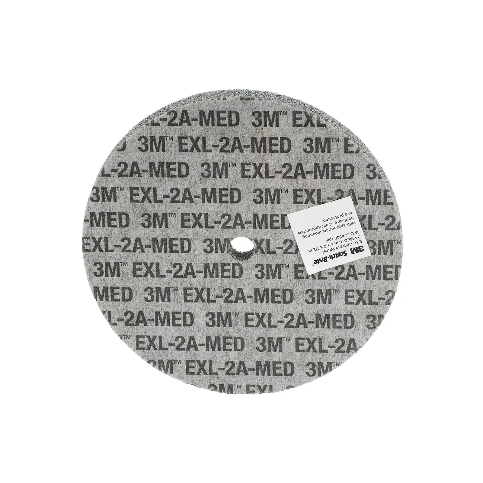 3M Unitized Satin Finish Wheels 6" - Medium Grit