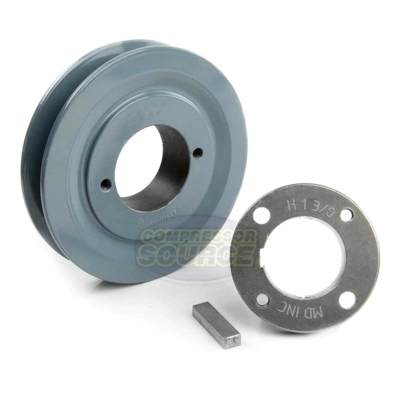 4.5" Single Groove A Section 4L Sheave with 1-3/8" (1.375") H-Style Sp