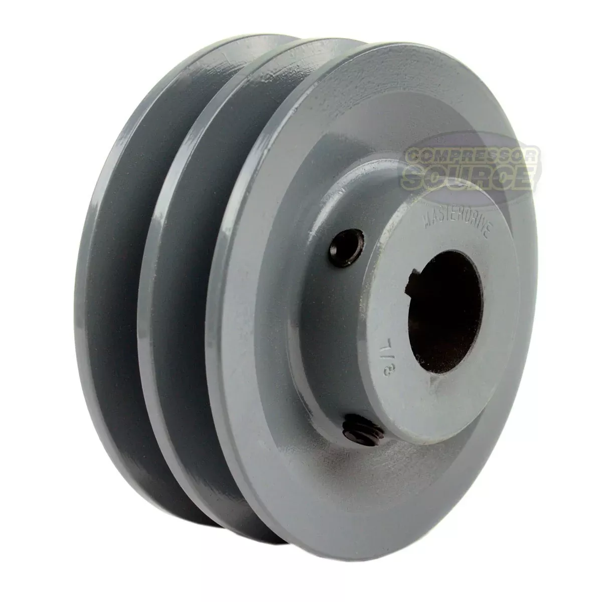 4" Double Groove A Section 4L Sheave with 7/8" (0.875") Keyed Bore - 2