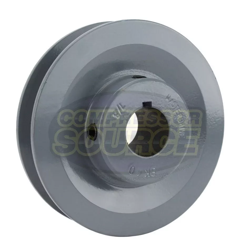 4" Single Groove B Section 5L Sheave with 7/8" (0.875") Keyed Bore - B