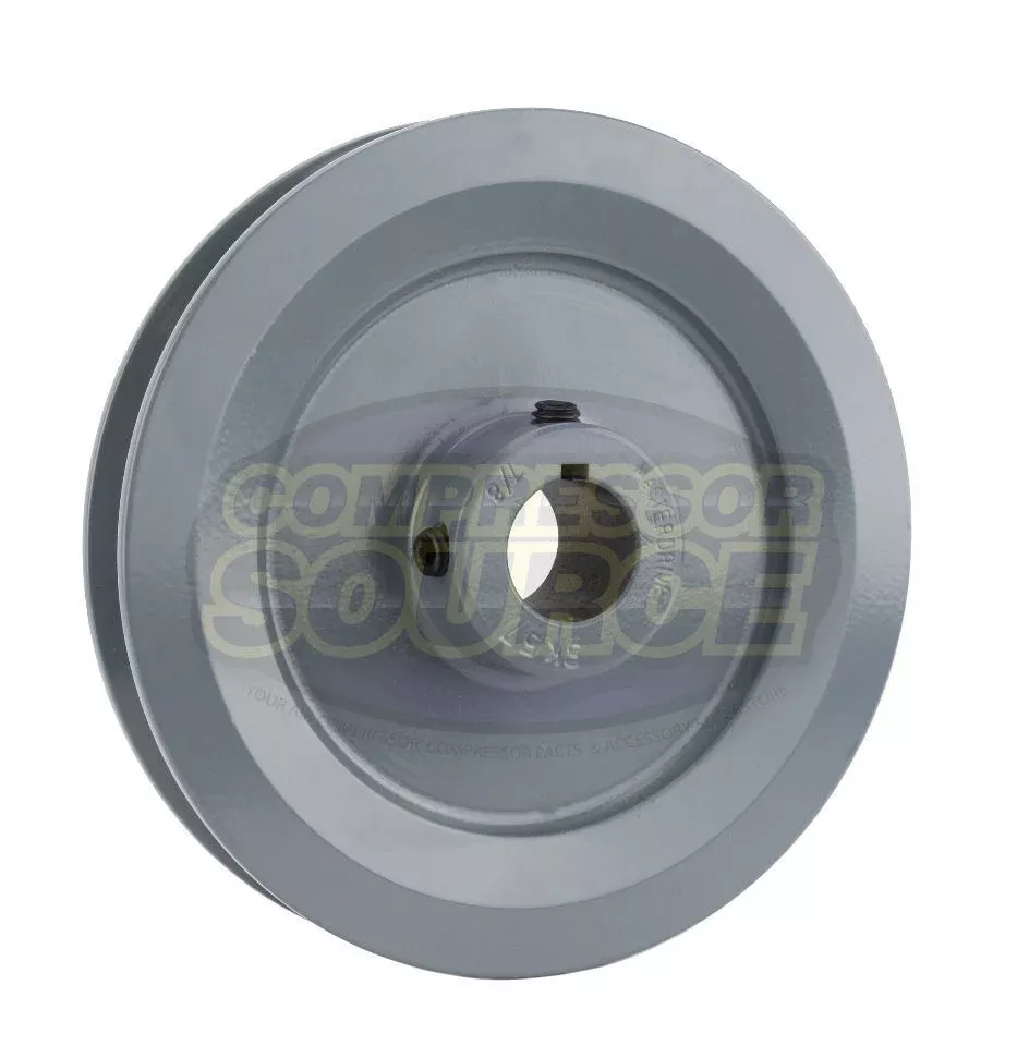 5.5" Single Groove B Section 5L Sheave with 7/8" (0.875") Keyed Bore -