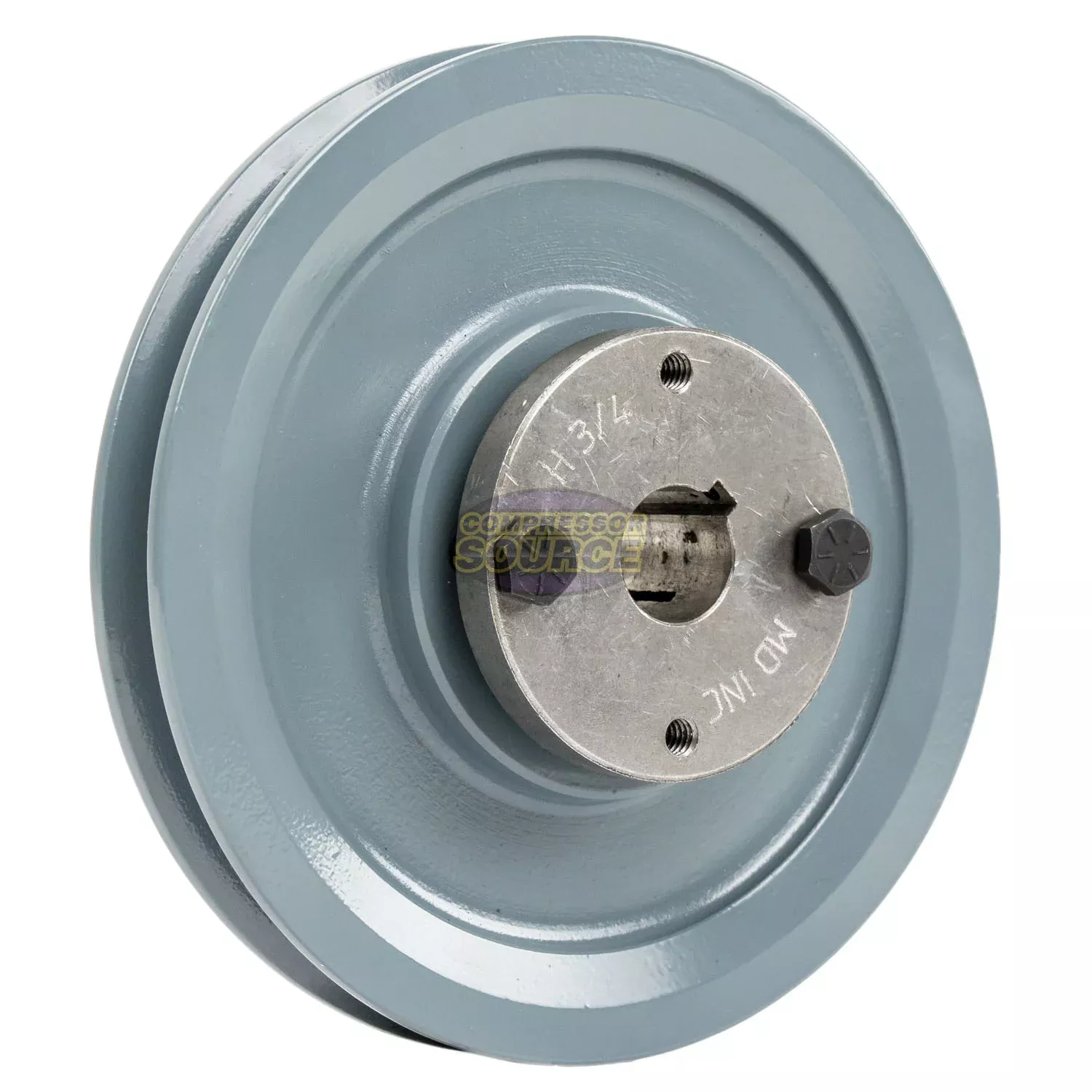 5.75" Single Groove A Section 4L Sheave with 3/4" (0.750") H-Style Spl