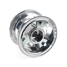 5" Aluminum Wheel, 3" wide, 1" to 3/4" Step Live Axle