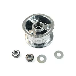 5" Aluminum Wheel, 3" wide, 3/4" ID Tapered Bearing