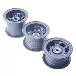 5" Azusalite Wheel, 3-1/2" wide, 1" to 3/4" Step Live Axle