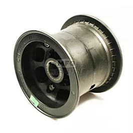 5" Azusalite Wheel, 4" wide, 1" to 3/4" Step Live Axle