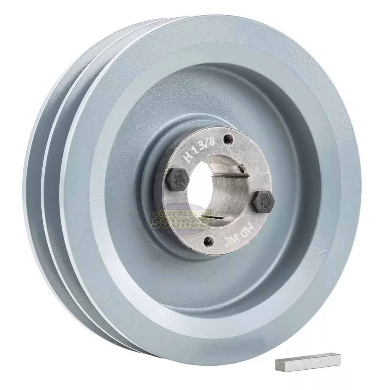 6.75" Double Groove B Section 5L Sheave with 1-3/8" (1.375") H-Style S
