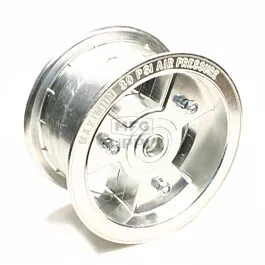 6" Aluminum Wheel, 3-1/2" wide, 3/4" ID Bearing