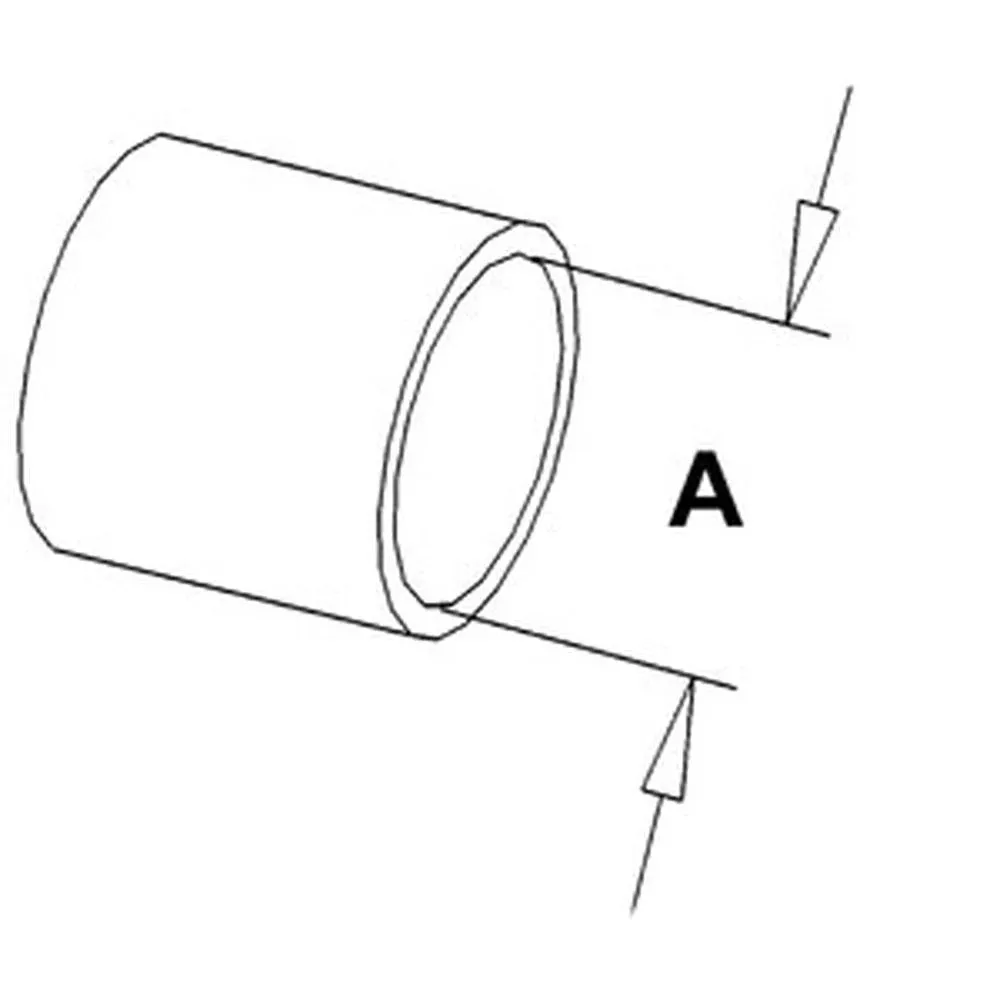743001M1 Tractor Inlet Hose Fits Massey Ferguson 2775 2802 2805 ID 2"