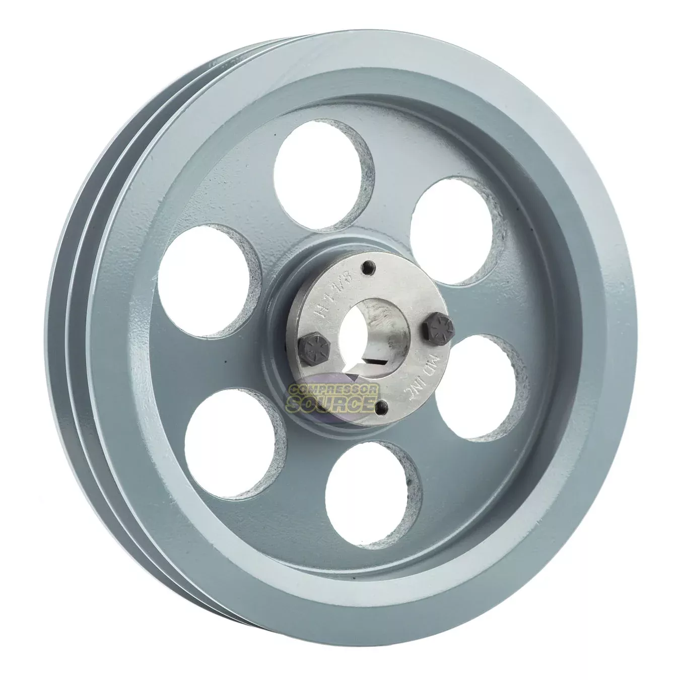 8.75" Double Groove B Section 5L Sheave with 1-1/8" (1.125") H-Style S