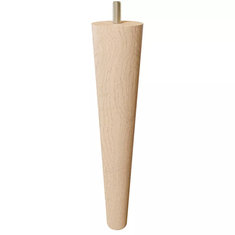 9'' Unfinished Tapered Turned Legs
