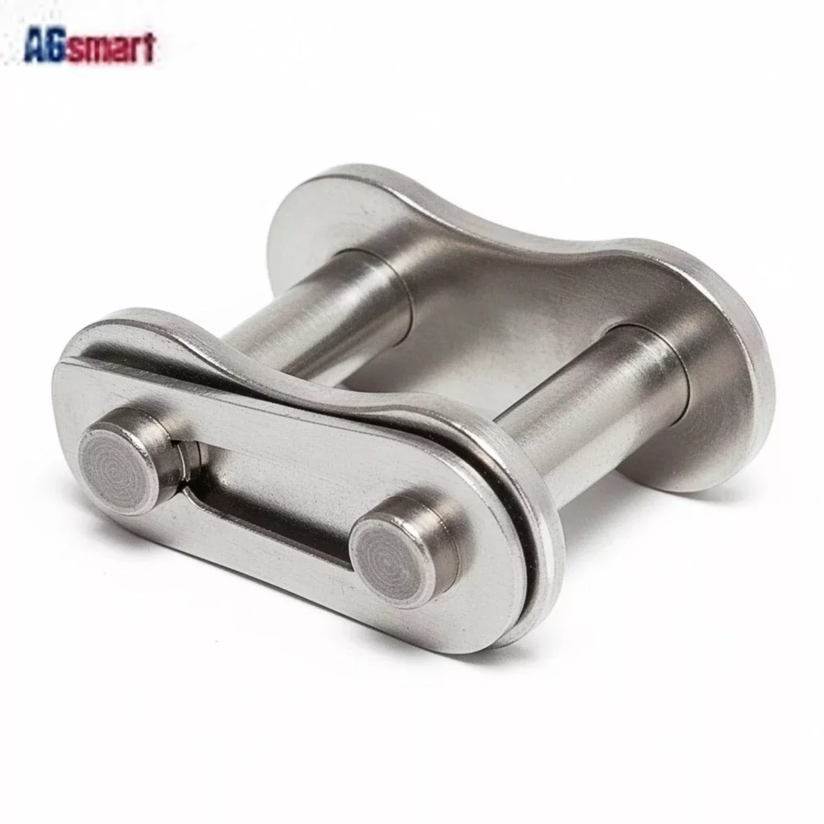 AgSmart Roller Chain Connecting Link - #60 Single Strand, Stainless Steel, 1-Pack