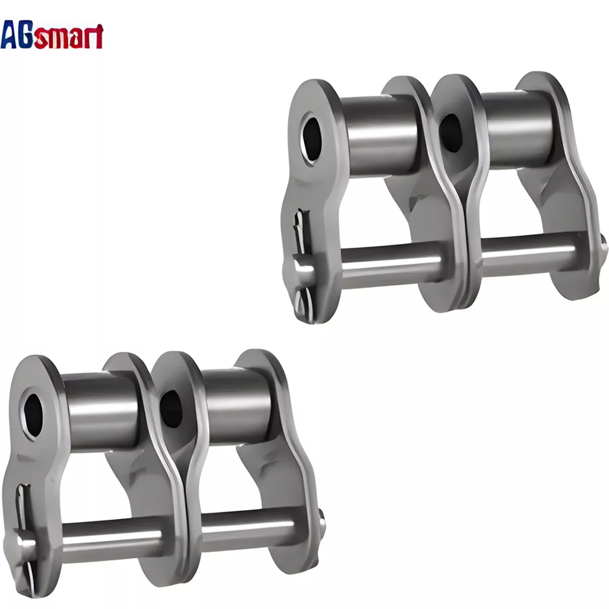 AgSmart Roller Chain Offset Half Link - #40 Double Strand, 2-Pack
