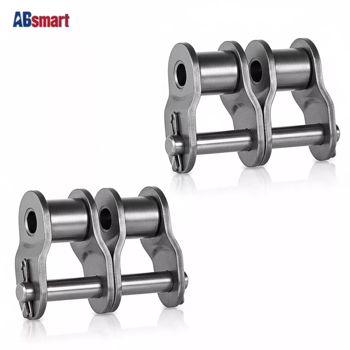 AgSmart Roller Chain Offset Half Link - #50 Double Strand, 2-Pack