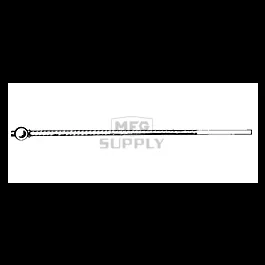 Aircraft Control Cable 1/16 D x 96" L, 1x19 Type, Stainless Hex End
