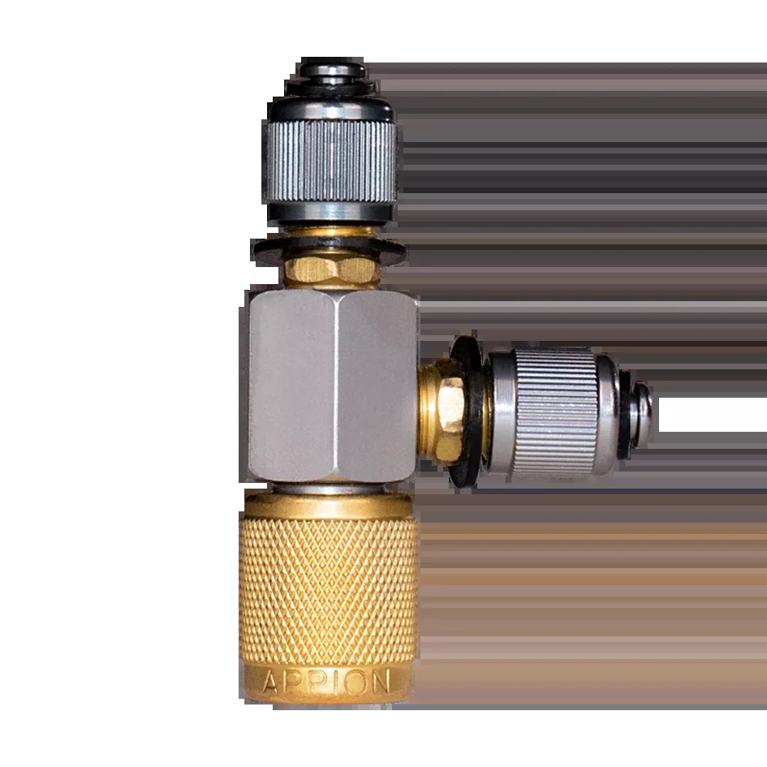 Appion CTEE14 MegaSeal Low-Loss Charging T-Fitting 1/4in FL