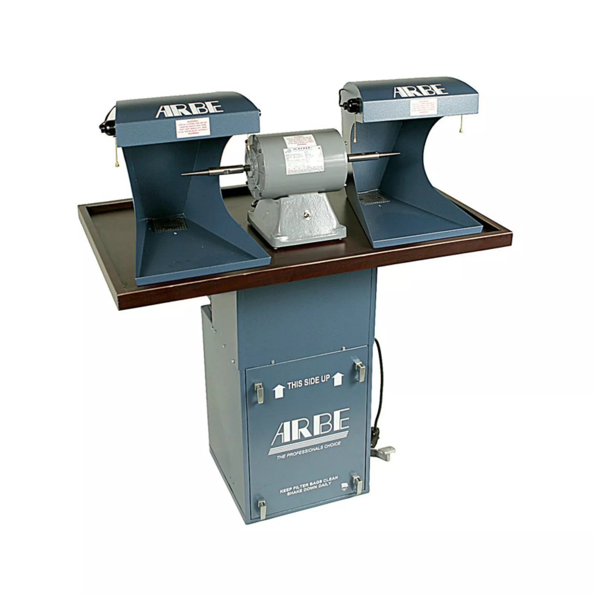 Arbe Polishing System - Mini Floor Double Spindle Motor + 2 Hoods