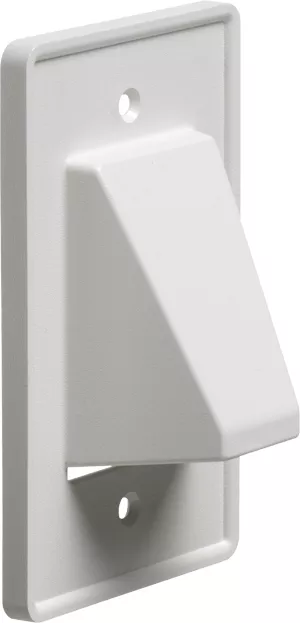 Arlington CE1 1-Gang Reversible Low-Voltage Cable Entrance Hood, White