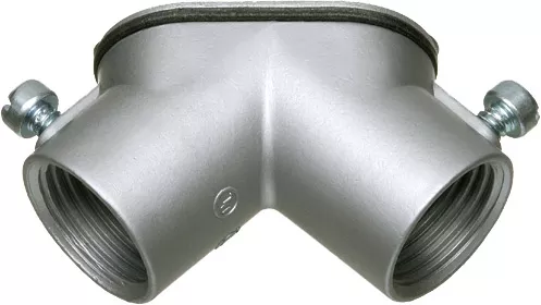 Arlington HL5000 1/2" Rigid / EMT Pulling Elbow, Zinc Die-Cast