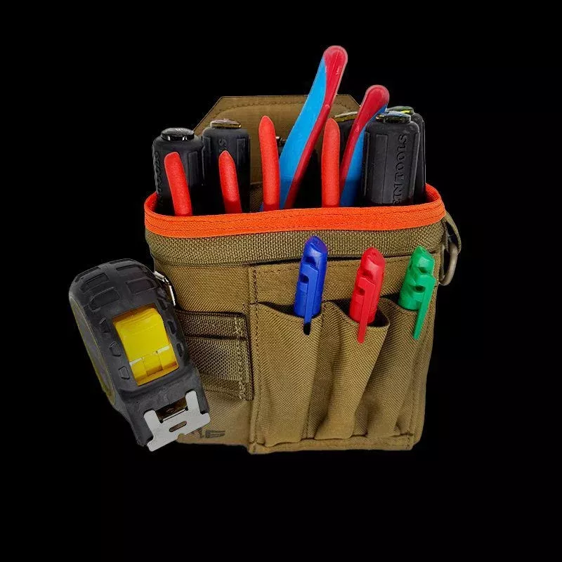Atlas 46 Professional Technician's Pouch - ROTATE/QUICK RELEASE Coyote/Orange