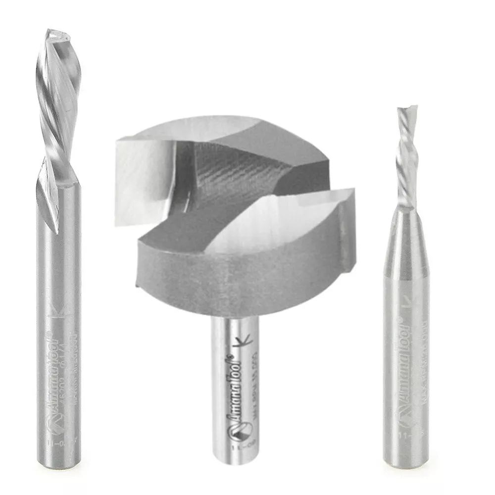 Axiom 3-Piece CNC Starter Bit Set by Amana Tool (for Iconic Series)