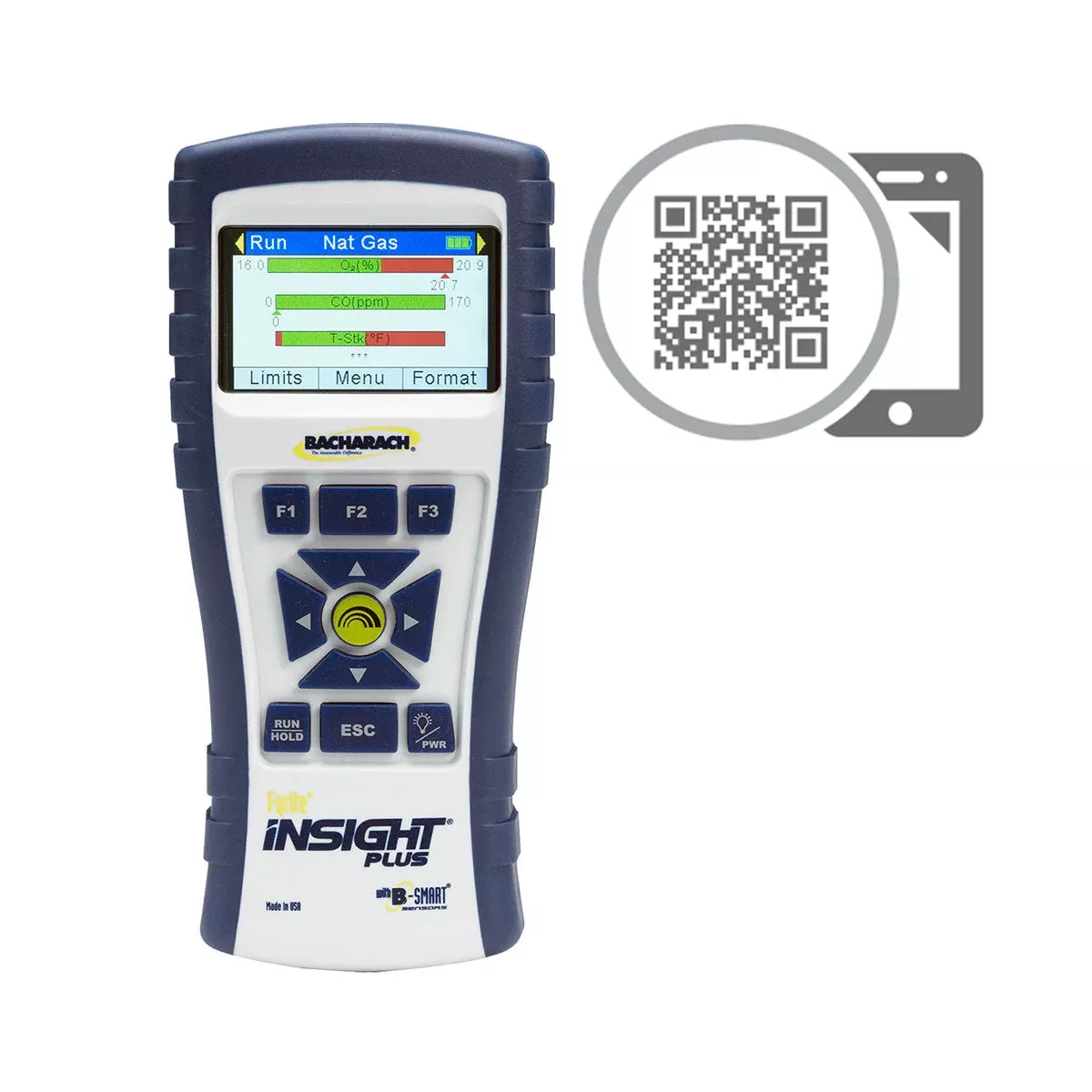 Bacharach 0024-8518 Insight Plus Combustion Analyzer Kit