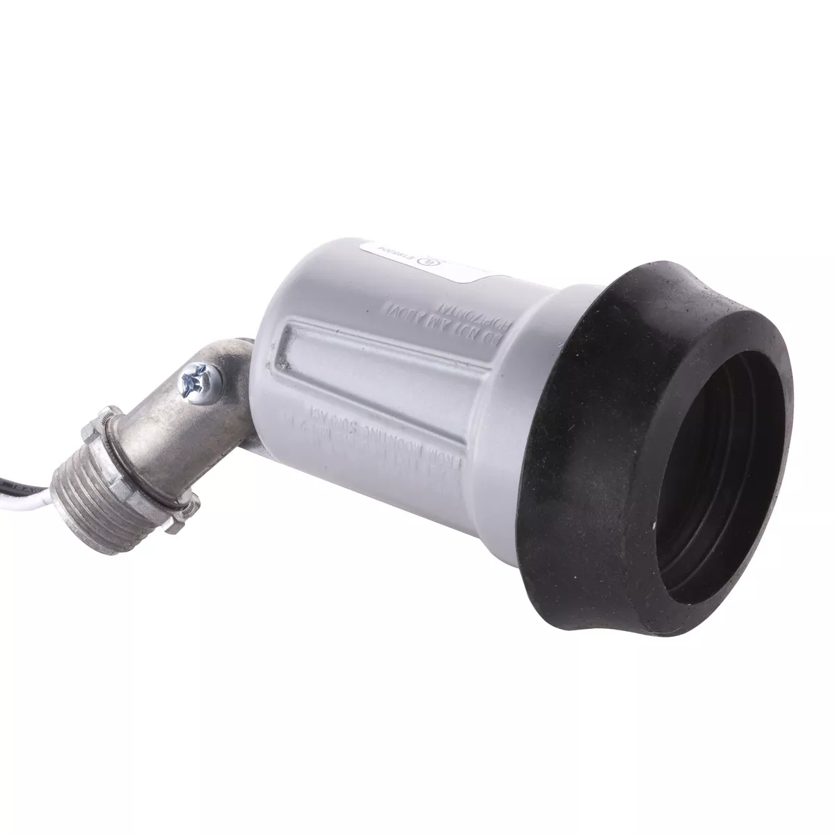 Bell 5612-0 Weatherproof Lampholder W / External Gasket Gray