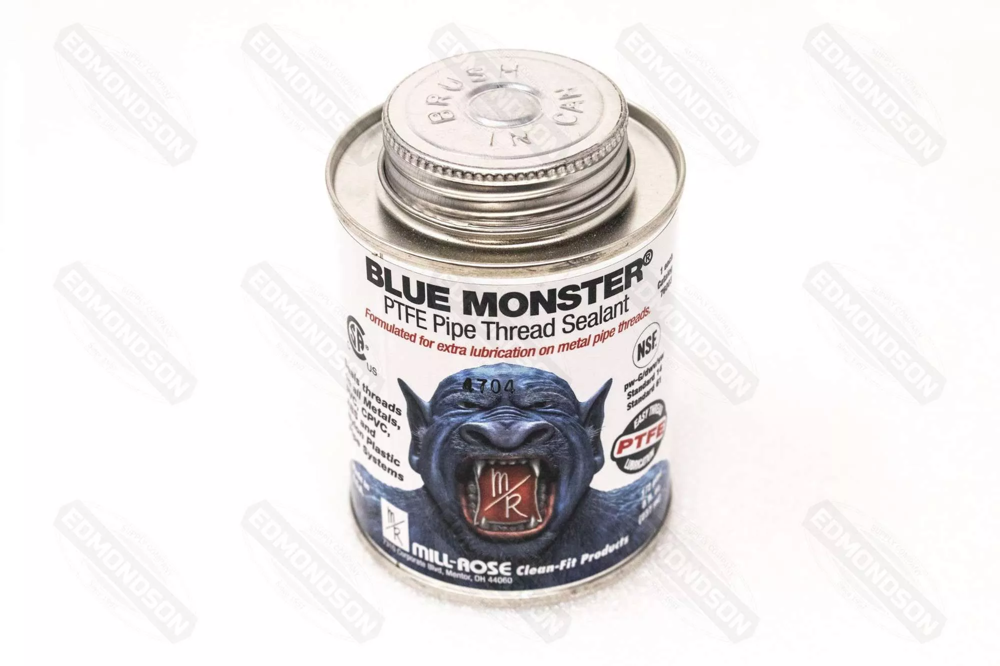 Blue Monster 76005 Heavy-Duty Industrial Grade PTFE Pipe Thread Sealant, 16 oz.
