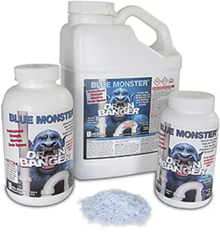 Blue Monster 76055 Drain Banger Professional Grade Drain Cleaner/Clog Remover, 1 lb.