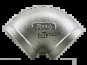 Boshart SSH304E-05 1/2" 304 Stainless Steel 90° FNPT Elbow, Class 150, Heavy