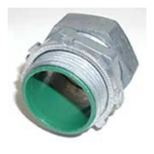 Bridgeport 253-DCI2 1-1/4" EMT Insulated Compression Connector, Die Cast