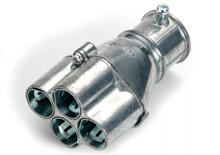 Bridgeport 4457-DC 1" Multi-Port Transition Coupling, Set Screw, EMT to AC/MC