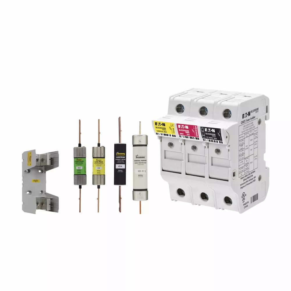 Bussmann HKP Panel-Mount Fuse Holder. Use with 1/4" x 1-1/4" (6.3 x 32mm) Fuses