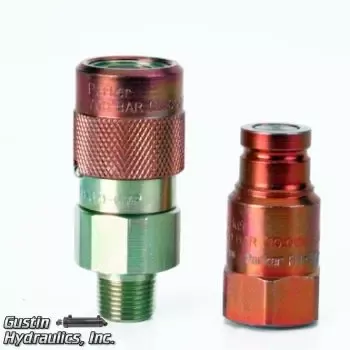 BVA CFS38 COUPLER FLUSH-FACE SET 3/8"-18 NPTF