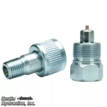 BVA CRZ14 COUPLER ZINC REGULAR FLOW SET 1/4"-18 NPTF